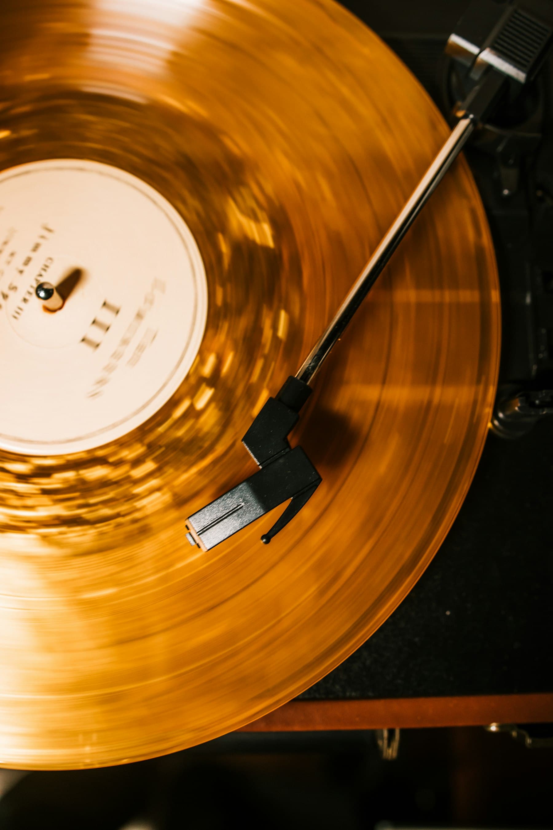 A needle dropped on a record