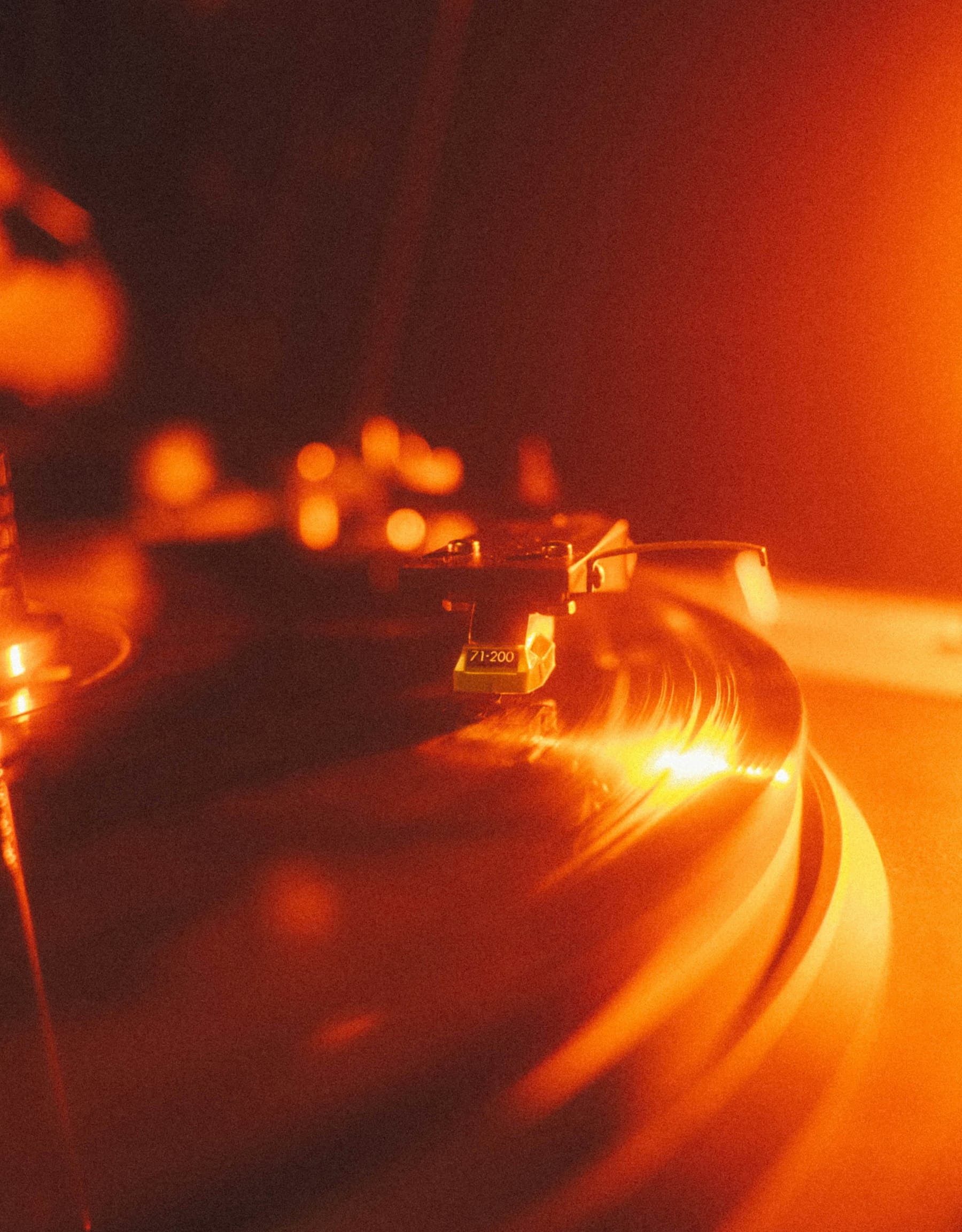 DJ booth, side chapel, haze